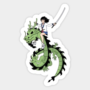 Dragon Rider High Sticker